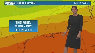 New Orleans Weather: Feeling summery, nearing 90 degrees this week
