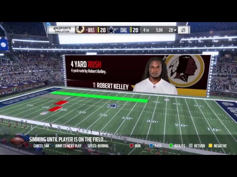 Madden 18 Career Mode RB - 2017 Washington Redskins (Week 13) (Part 17)
