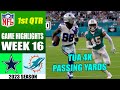 Miami Dolphins vs Dallas Cowboys FULL GAME 1st QTR [WEEK 16] | NFL Highlights 2023
