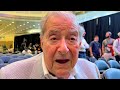 BOB ARUM NOT ENTERTAINED BY TEOFIMO LOPEZ SAYING HE'S KILLING JOSH TAYLOR