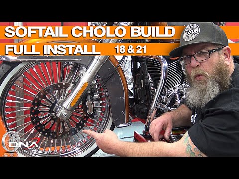 Install DNA FAT SPOKE WHEELS on your @harleydavidson Softail / How To