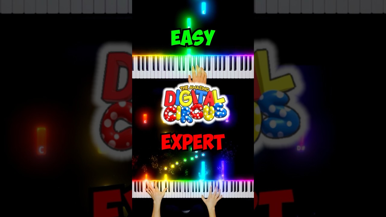 Amazing Digital Circus Theme EASY to EXPERT...