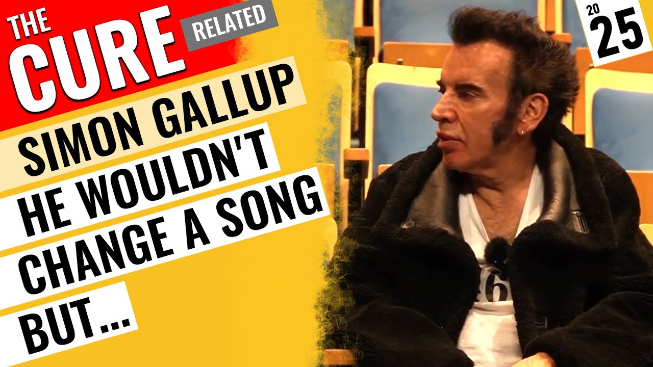 Simon Gallup (The Cure) - Interview 2025 - 'Andover Anarchy' Promotion 🇬🇧