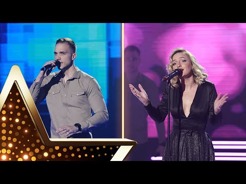 Aleksa Sukovic i Mila Smiljkovic - Splet pesama - (live) - ZG - 22/23 -18.02.23. EM16