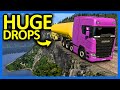 I Drove The SCARIEST Road In Euro Truck Simulator