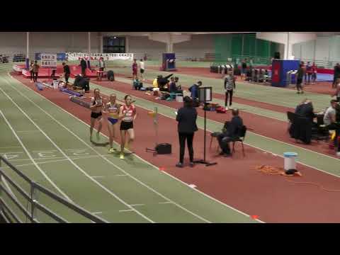 1500m [Ž], Lorena Bartaković i Eva Starman - Otvoreno prvenstvo Zagreba u dvorani 2023