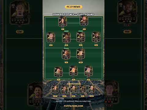 FC 27 TOTW 2 LEAKED: Full Squad on the Pitch! Olise 91 🔥video by futfilters.com#FC27 #EAFC27 #FUT