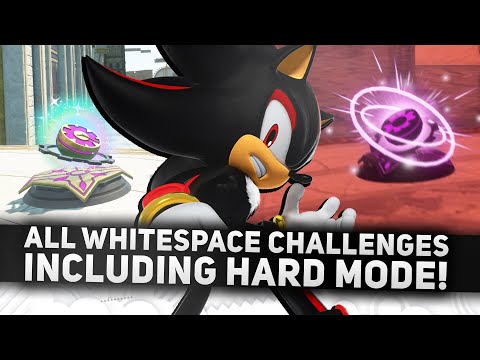 ALL White Space Challenges (Including HARD Mode Challenges) in Sonic x Shadow Generations!