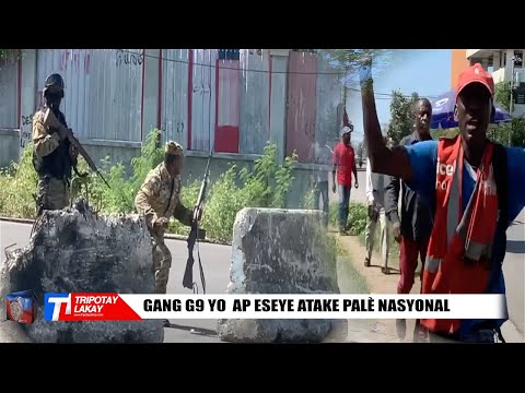 FLASH: Gang G9 yo ap eseye atake Palè Nasyonal. Ajan USGPN yo kouche atè pou defann palè a