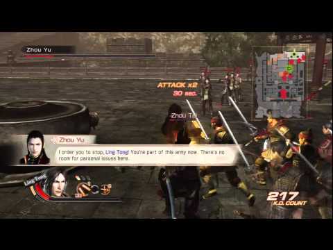 Ling Tong Legendary Battle 1 Hard Wu Conquest Gameplay Video Dynasty Warriors 7 PS3
