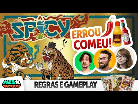 Spicy | Regras e Gameplay | Errou, comeu pimenta