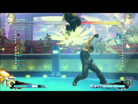 SSF4 Rank Match  gatorinnguru (CD)  vs  DeRossi04 (FE)