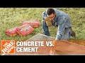 Concrete vs Cement | The Difference Between Concrete & Cement | The Home Depot