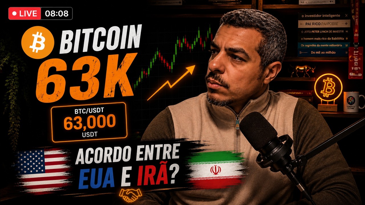 Bitcoin 61k - Acordo Entre EUA e IRÃ ? Petróleo Caindo Forte  - Analisando os Ações Mercados e ETFs