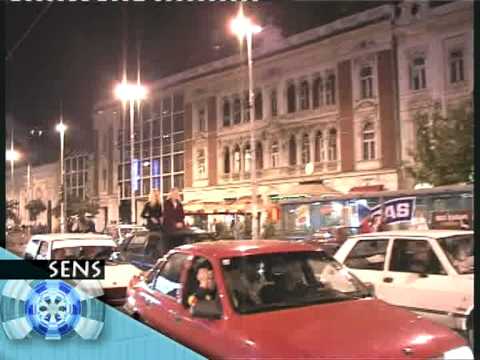 Sens  proslava pobede Odbojka Evropski šampioni 16.09.2001