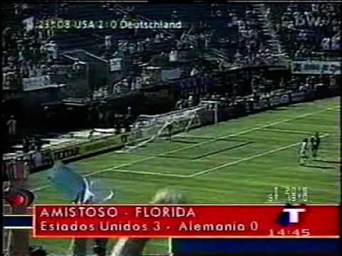 1999 (Amistoso) EE.UU:3 vs Alemania:0