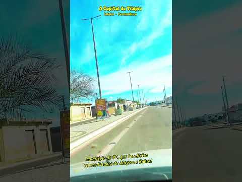 Entrada principal da Capital da Tilápia, a cidade de Jatobá PE.#pernambuco #jatoba #tilapia