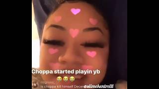 Blasian on live while nle choppa listens to youngboy