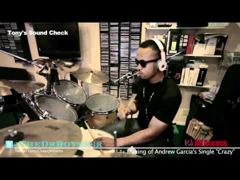 Tony Royster Jr. Drums to Andrew Garcia "Crazy" Studio Session