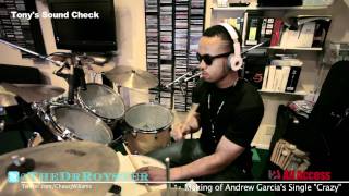 Tony Royster Jr Drums to Andrew Garcia Crazy Studi...