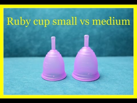 Ruby cup small vs medium