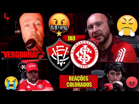 REAÇÕES dos COLORADOS - VITÓRIA 1X0 INTERNACIONAL - BRASILEIRÃO 2025 - REACT VAMOS RIR!