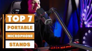 Top 7 Portable Microphone Stands for Studio & Stage | Strong, Adjustable & Compact