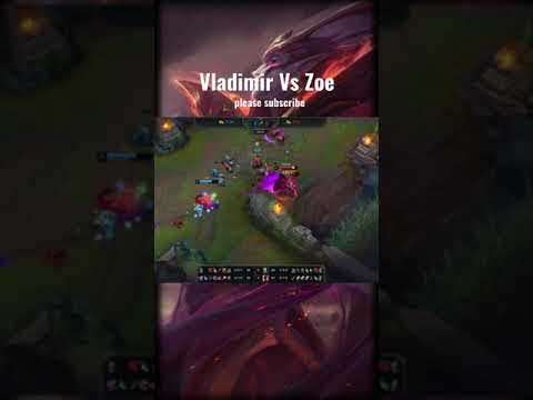Mid lane 1v1 Vladimir vs Zoe #leagueoflegends #shorts