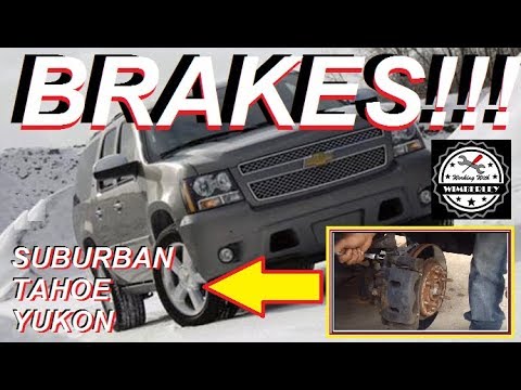 Chevy Suburban Front Brake Pads 07-14 How To Change Replace Install Silverado Tahoe GMC Sierra Yukon