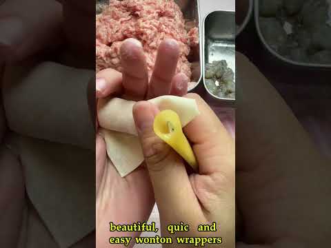 beautiful, quick, and easy wonton wrappers