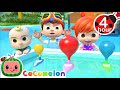 Balloon Boat Race 4 HOUR CoComelon Nursery Rhymes