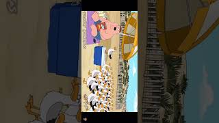 Peter griffin, giving a seagull chips