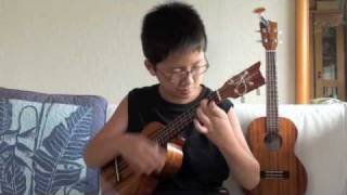 KAZUKI plays "Let's dance" by Jake Shimabukuro