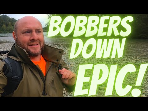 #4K #PNW #COHO BOBBER DOWNS on eggs!  EPIC!