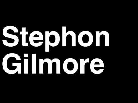 How to Pronounce Stephon Gilmore Buffalo Bills NFL Football Touchdown TD Tackle Hit Yard Run Draft