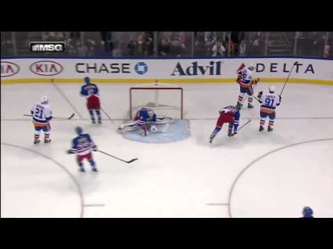 Thomas Vanek Goal : NY Islanders v NY Rangers : January 21 2014