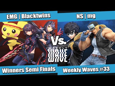 Weekly Wave #33 Winners Semi Finals - EMG | Blacktwins (Pichu, Aegis) vs NS | mg (Terry, Joker)