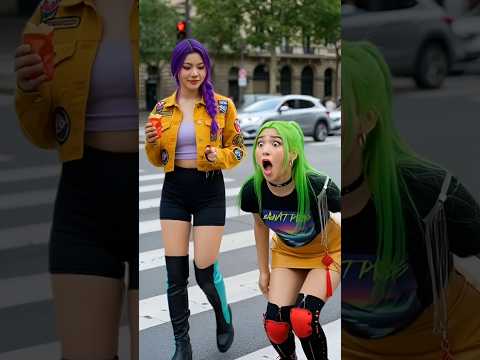 EL KARMA LE DEJÓ EL PELO VERDE A MIRA! 🟢🤣 #humor #kpop