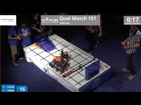 VEX Worlds 2016 - VEXIQ Middle School - Science - Qual 151 (10769E 10099J) 108
