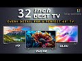 Best 32 inch smart TV 2024  | 32 inch tv in India 2024 | HD ready Qled Full HD