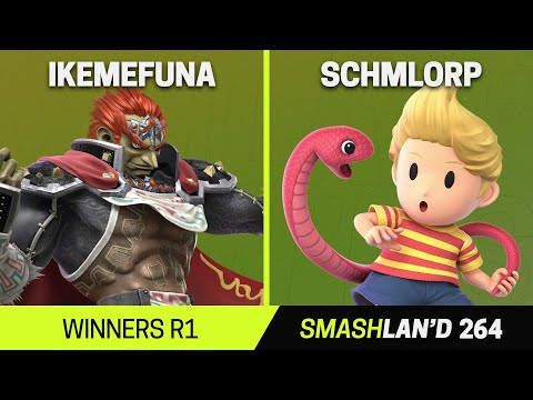 SmashLAN'd 264 Winners R1 - Ikemefuna (Ganondorf) vs Schmlorp (Lucas) - SSBU Tournament