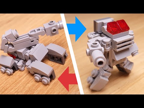 LEGO brick transformer robot tutorial Gray Fog #LEGO #Megatron #Shockwave #レゴ変形ロボ #レゴアイデア #레고변신로봇