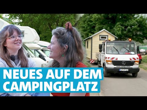 Abenteuer Campingplatz: Die erste Urlaubs-Saison für die Schwestern am Rhein