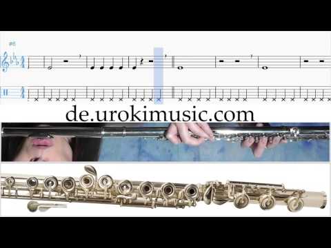 Flöte Lernen Maroon 5  She Will Be Loved  K#1 S#2 U#1 Noten Flötenunterricht Schule Lied Lehrer Klas