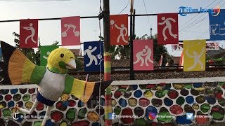 Warga Bendan Kergon Pekalongan Sulap Pemukiman Pinggir Rel Kereta Jadi Kampung Asian Games