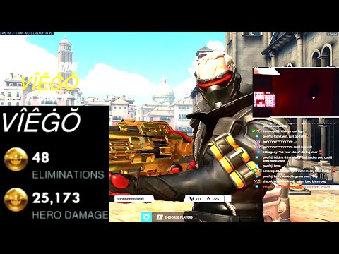 Gale Human Aimbot - Soldier 76! 48 elims! POTG! [ Overwatch Season 31 Top 500 ]