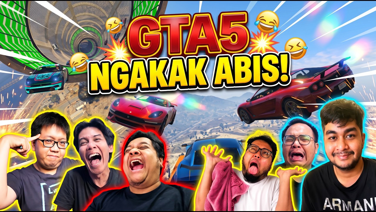 GTA 5 NGAKAK ABIS‼️(PART 61) - BALAPAN RACING‼️