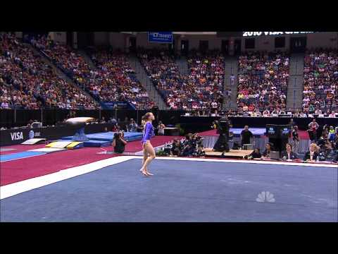 Rebecca Bross - Floor Exercise - 2010 Visa Championships - Women - Day 2