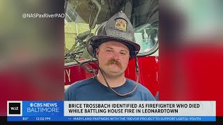 Firefighter killed in Leonardtown fire identified