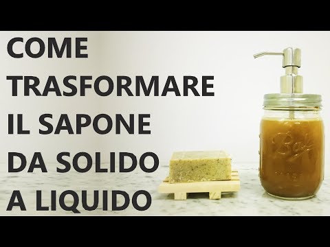 HOW TO TURN SOAP FROM SOLID TO LIQUID - SO EASY